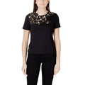 Morgan De Toi Black Cotton T-Shirt Morgan De Toi