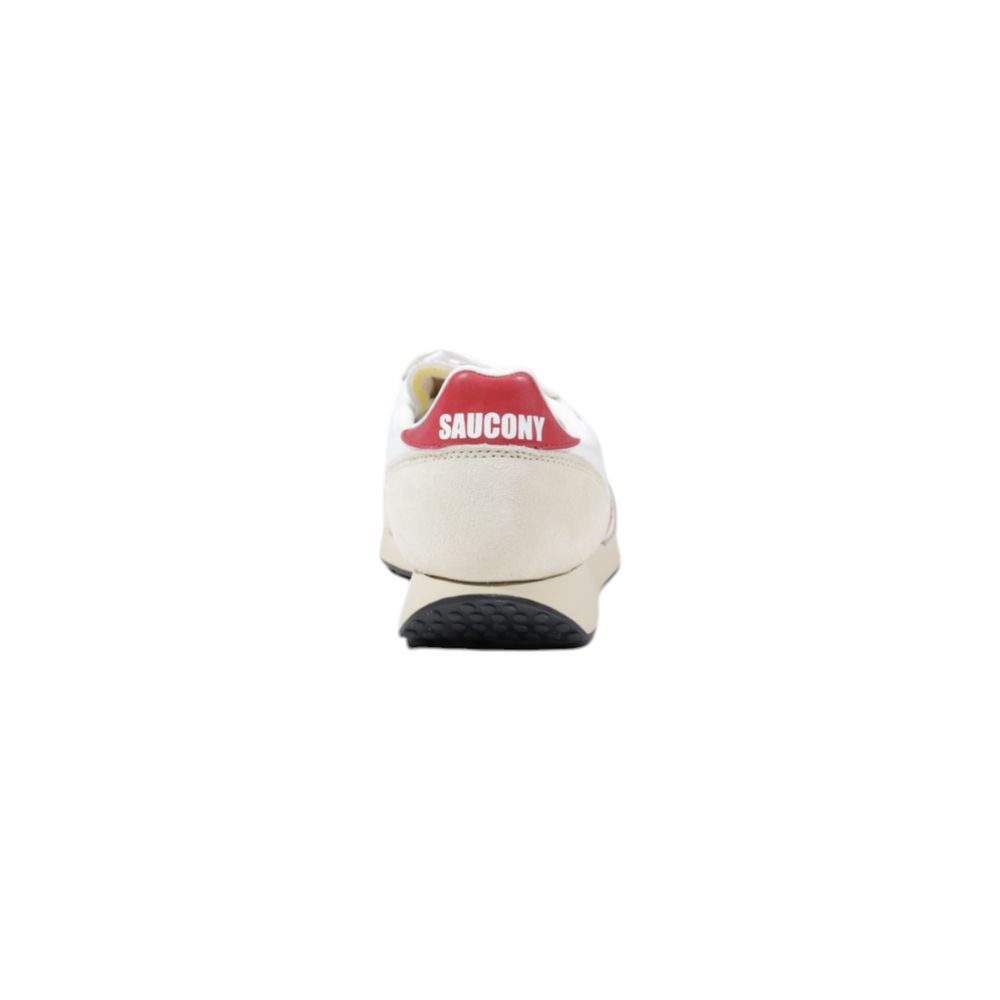 Saucony White Leather Athletic Sneakers