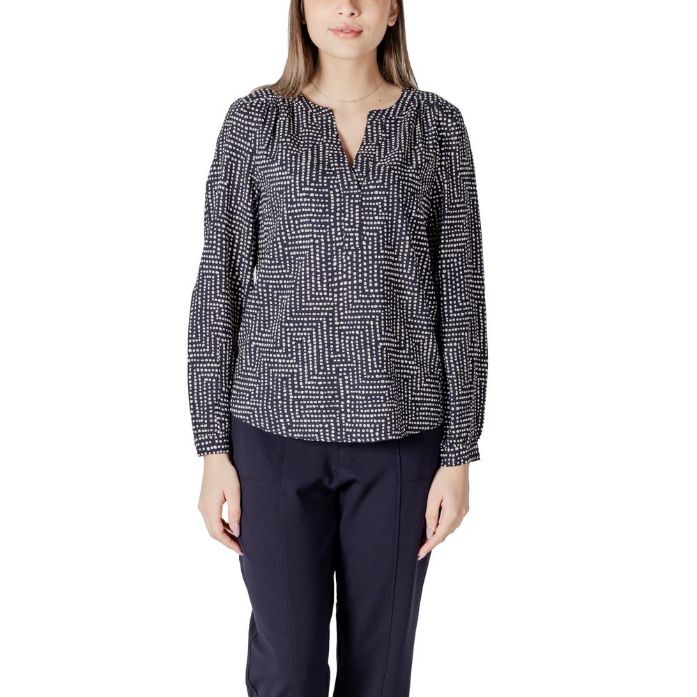 Street One Blue Viscose Blouse