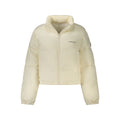 Guess Jeans Bianco Recycled Polyester Women's Jacket Guess Jeans