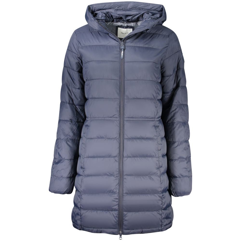 Pepe Jeans Blu Poliammide Women Jacket Pepe Jeans