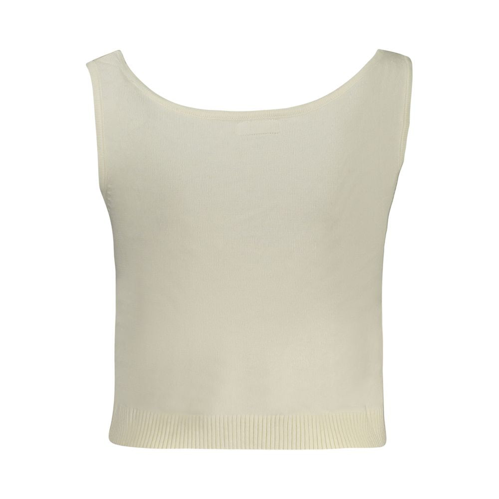 Guess Jeans Bianco Poliestere Women Shirt Guess Jeans