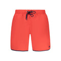 Norway 1963 Rosso Poliammide Men's Swim Boxer