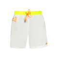 Norway 1963 Bianco Poliammide Mens Swim Boxer Norway 1963