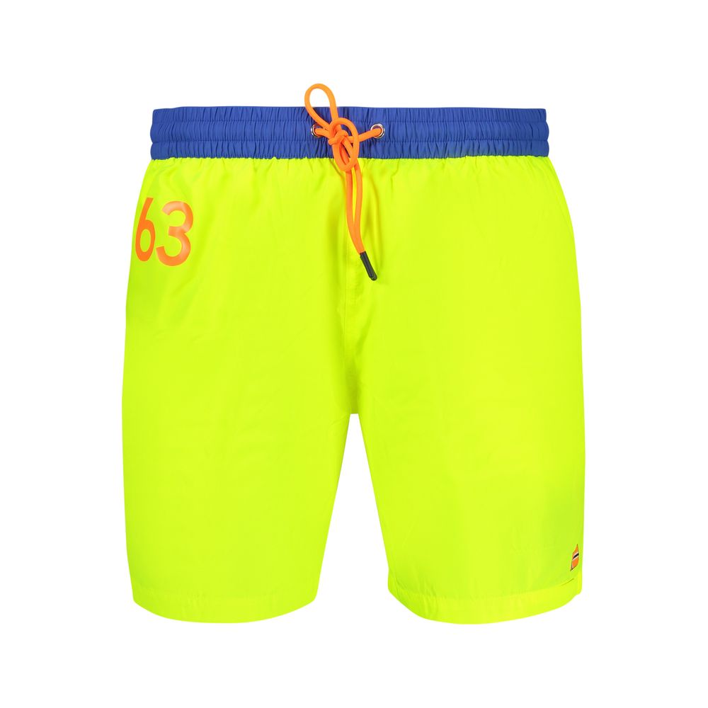 Norway 1963 Giallo Poliammide Men's Swim Boxer