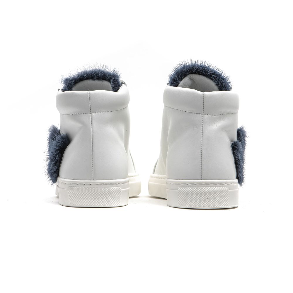 Mr&Mrs Italy White Leather Women's Sneaker
