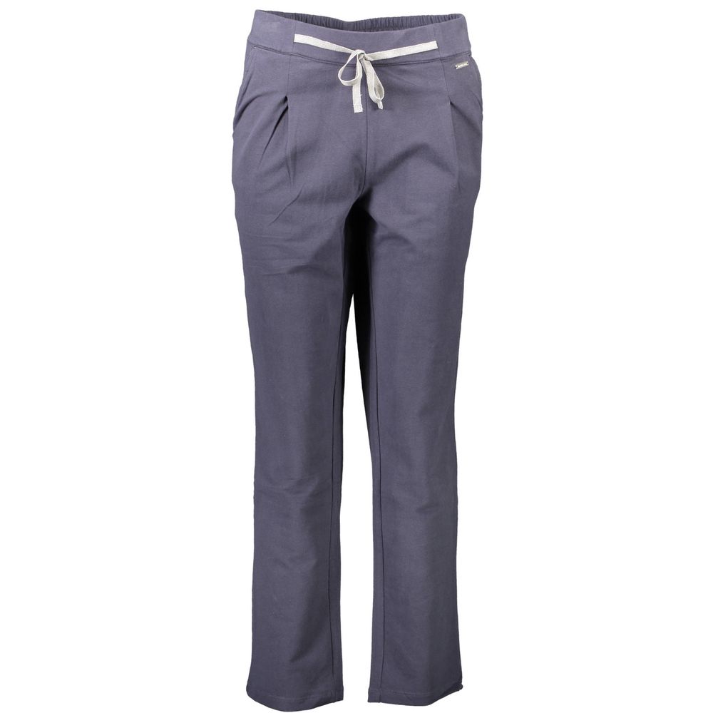 U.S. POLO ASSN. Blue Cotton Women's Trouser U.S. POLO ASSN.