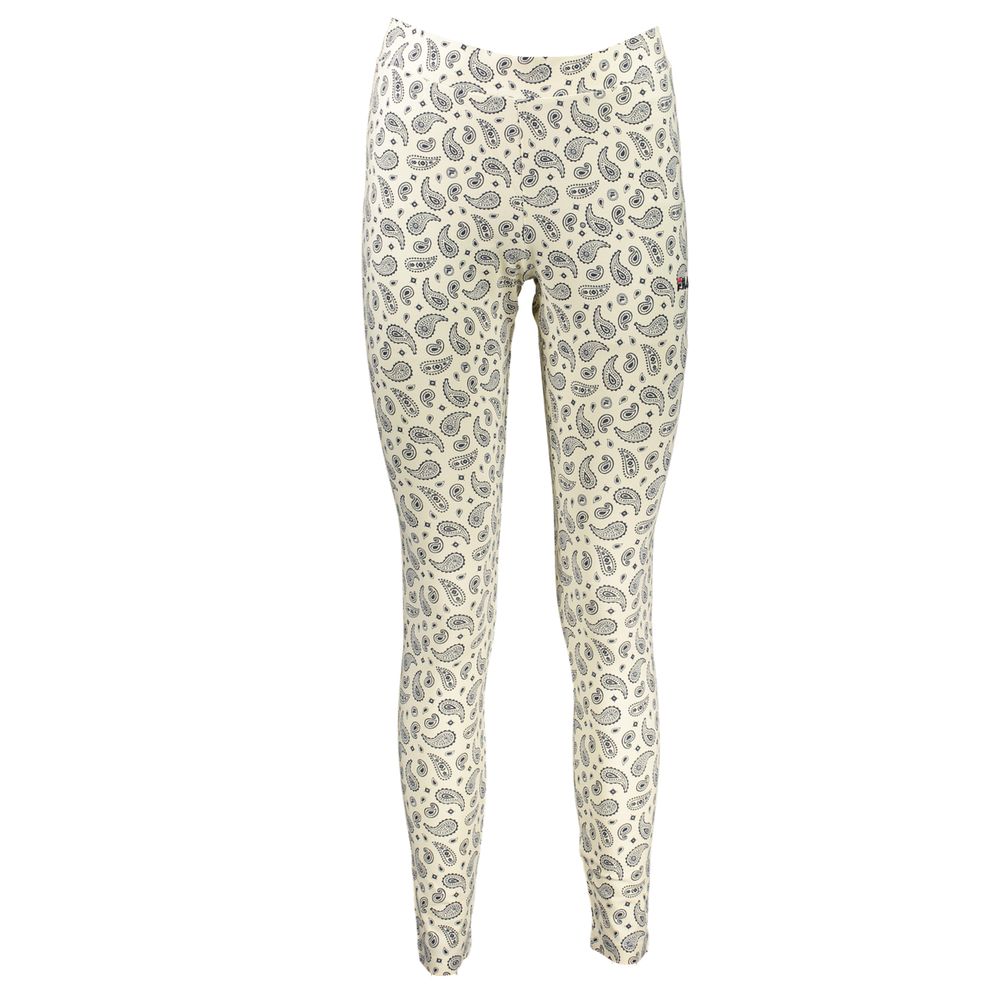 Fila White Cotton Women's Legging