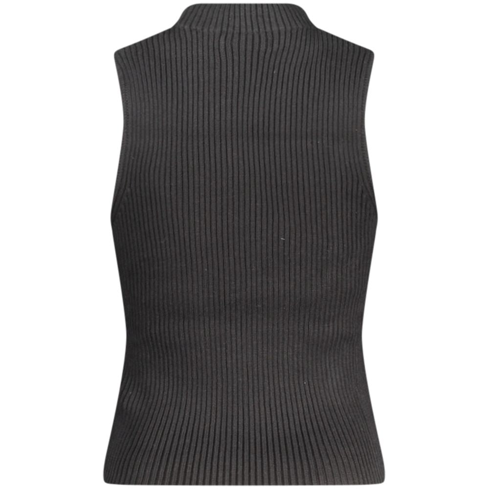 Guess Jeans Black Cotton Women Tank Top