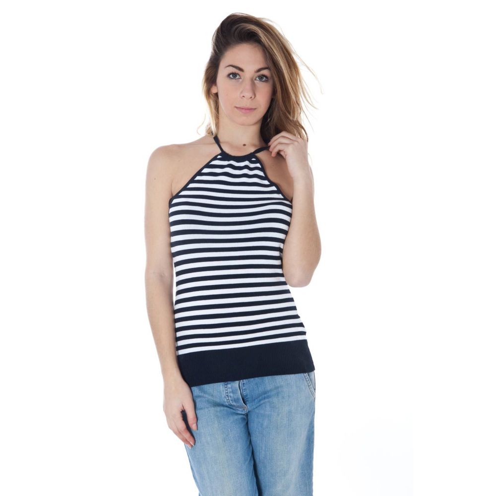 Datch Blu Cotton Women Tank Top Datch