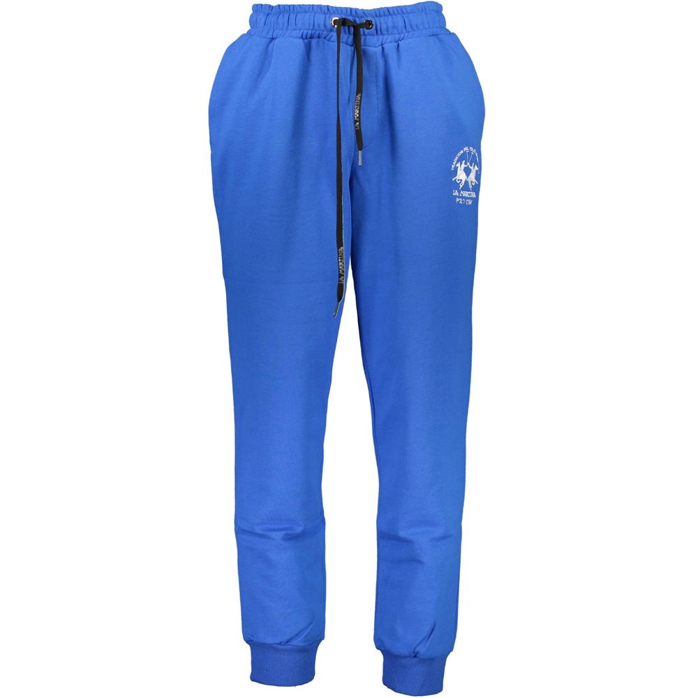 La Martina Blue Cotton Men's Sweatpant La Martina