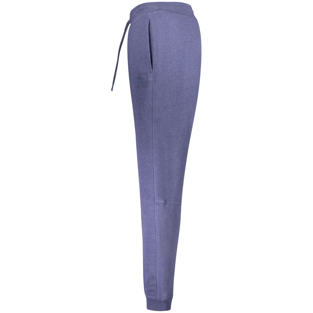 Hugo Boss Blu Cotton Men's Track Pant Hugo Boss