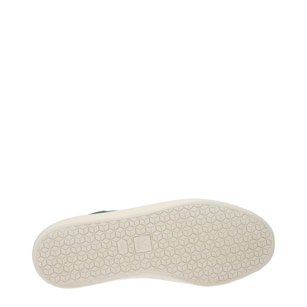 Veja Green Fabric Low Top Sneakers