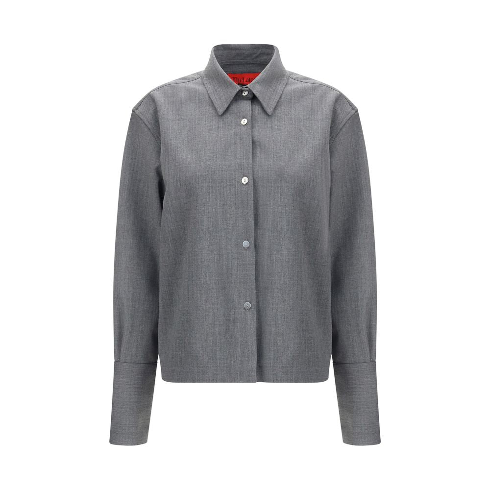 The Latest Gray Wool Oves Aries Shirt