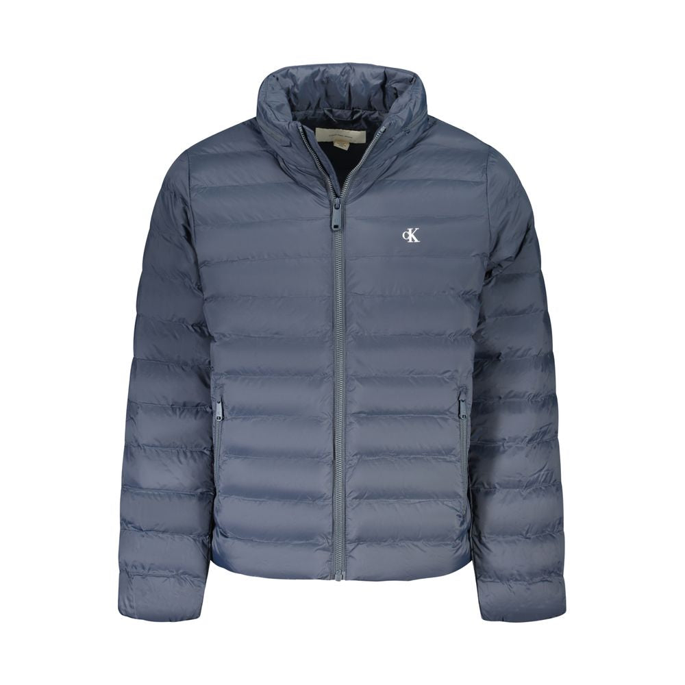 Calvin Klein Blu Poliammide Mens Jacket Calvin Klein