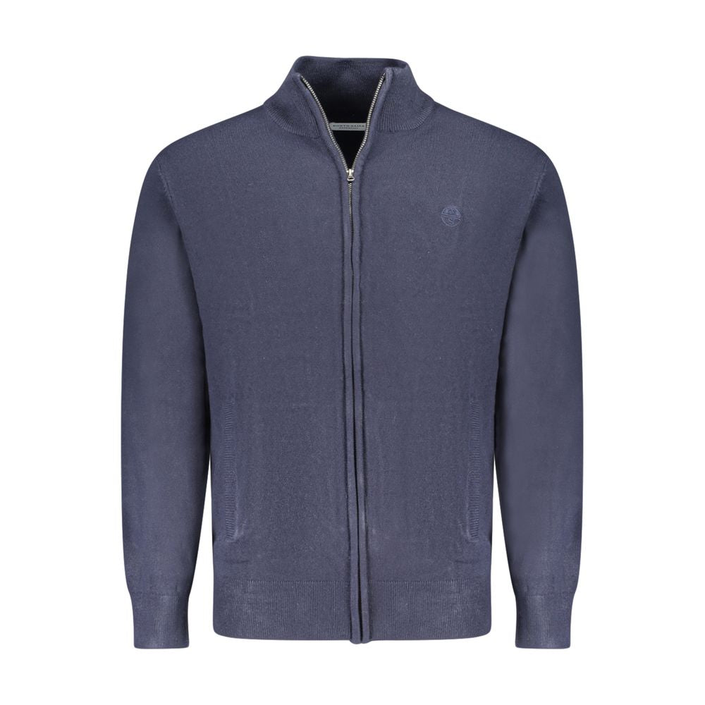 North Sails Blue Acrylic Men Cardigan North Sails
