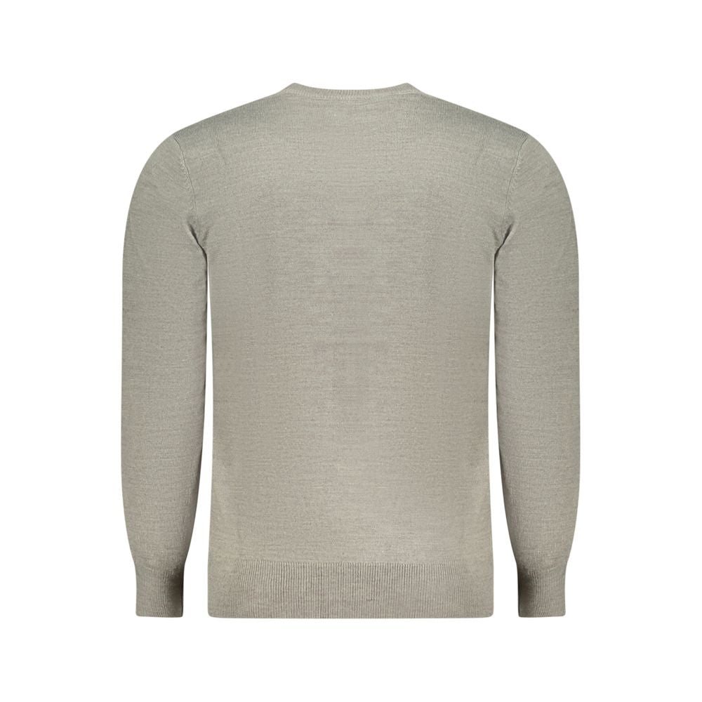 North Sails Gray Acrylic Men Sweater