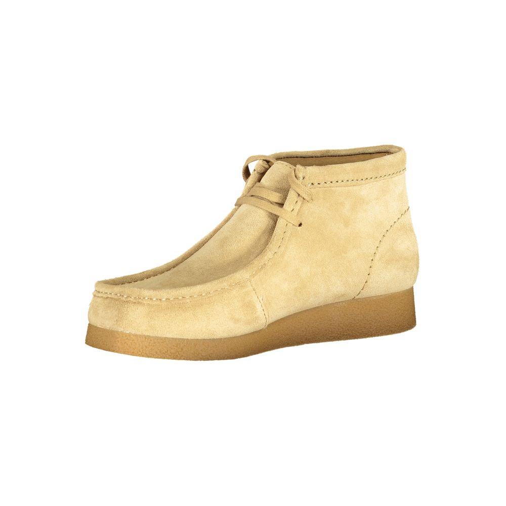 Clarks Beige Suede Men Sneaker Clarks