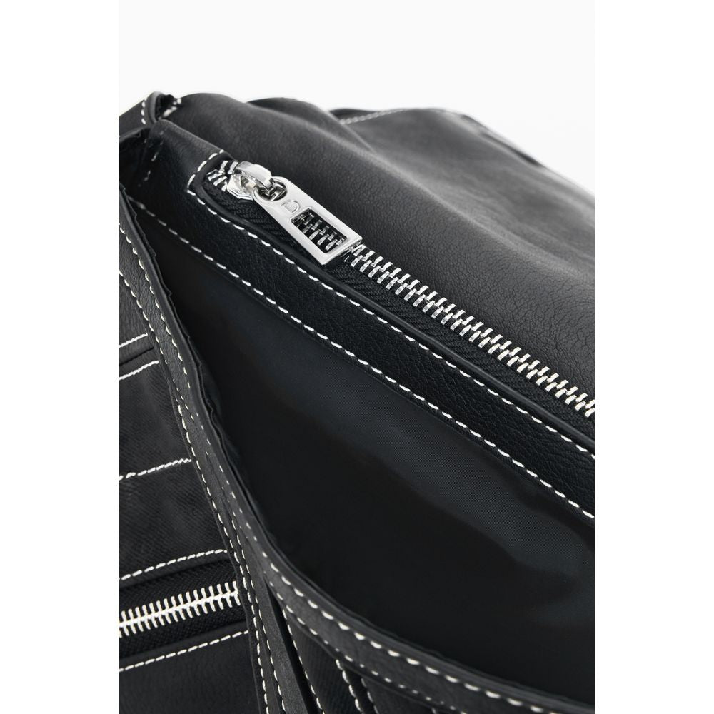 Desigual Black Polyurethane Women Backpack Desigual