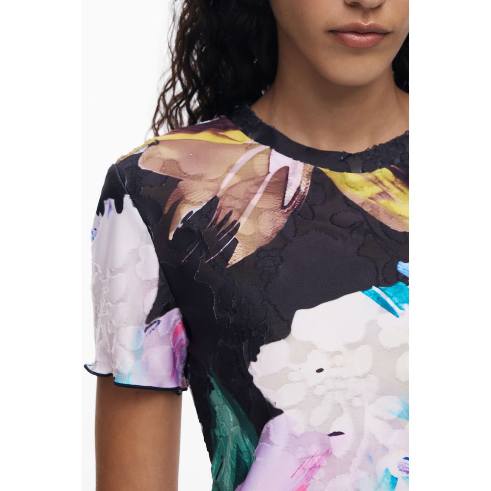 Desigual Black Polyester Women T-Shirt Desigual