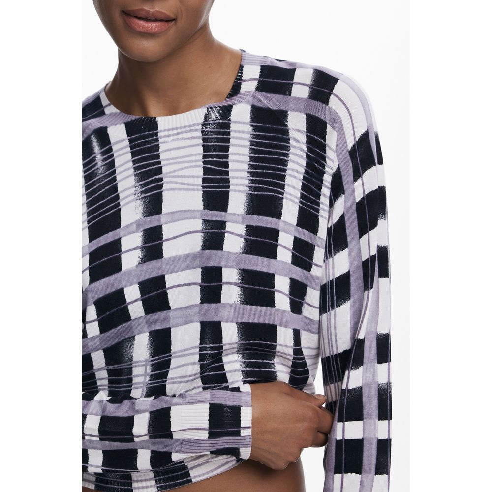 Desigual "Bianco Viscosa Womens Sweater" Desigual