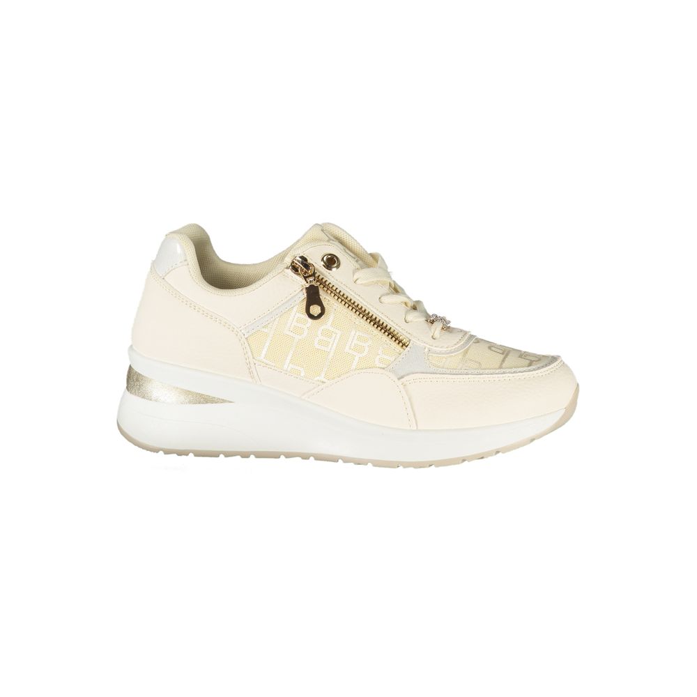 Laura Biagiotti White Polyurethane Women Sneaker Laura Biagiotti