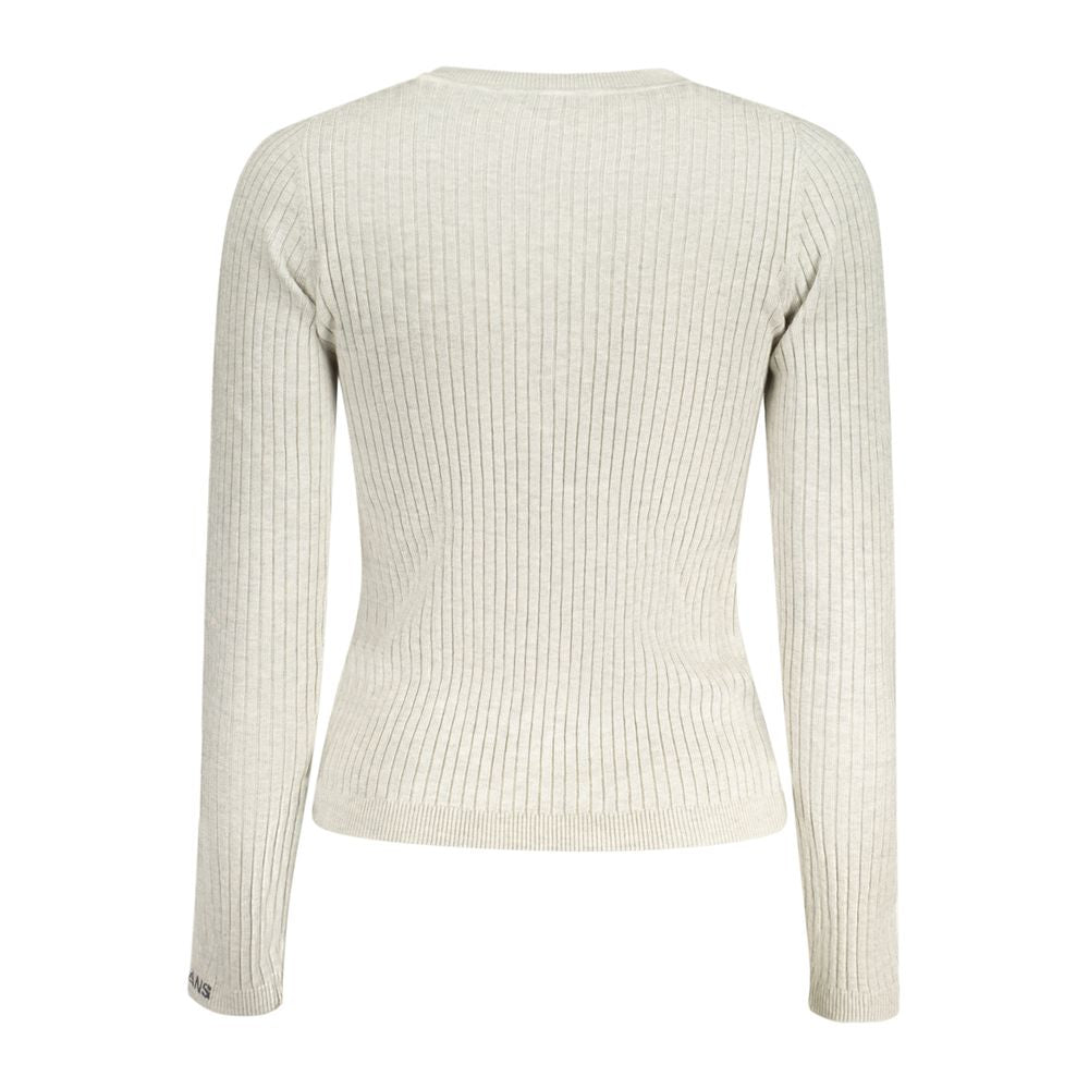 Pepe Jeans Grigio Cotton Women's Sweater Pepe Jeans