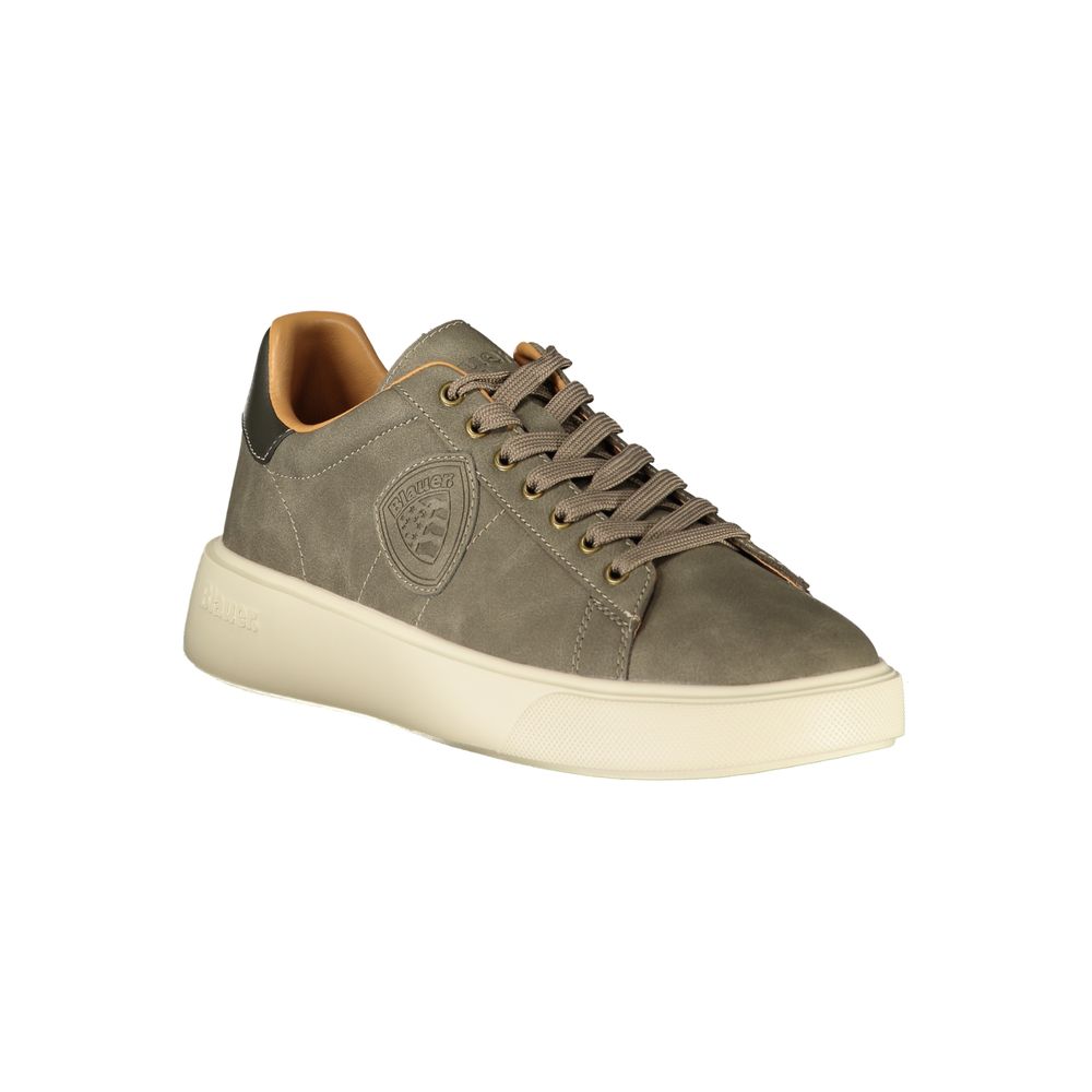 Blauer Grigio Polyurethane Men Sneaker Blauer