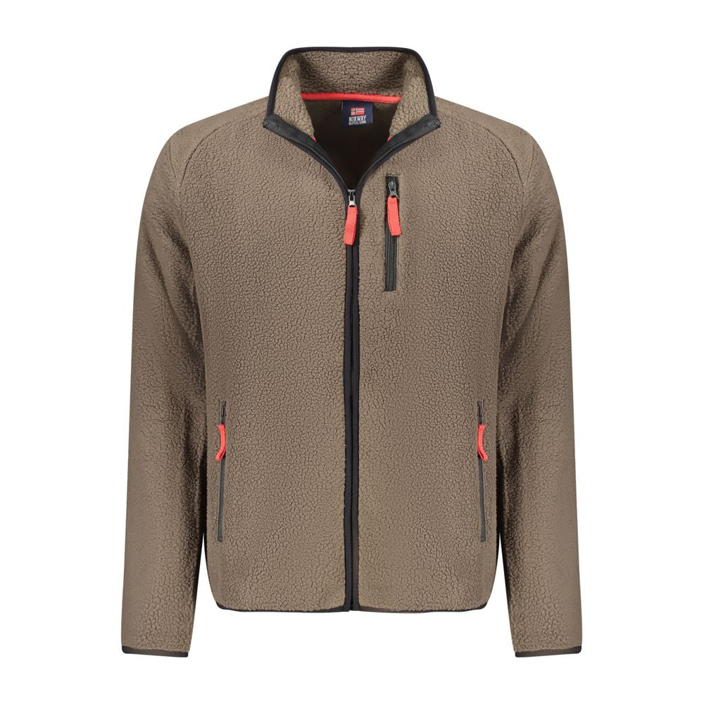 Norway 1963 Marrone Polyester Men Sweatshirt Norway 1963
