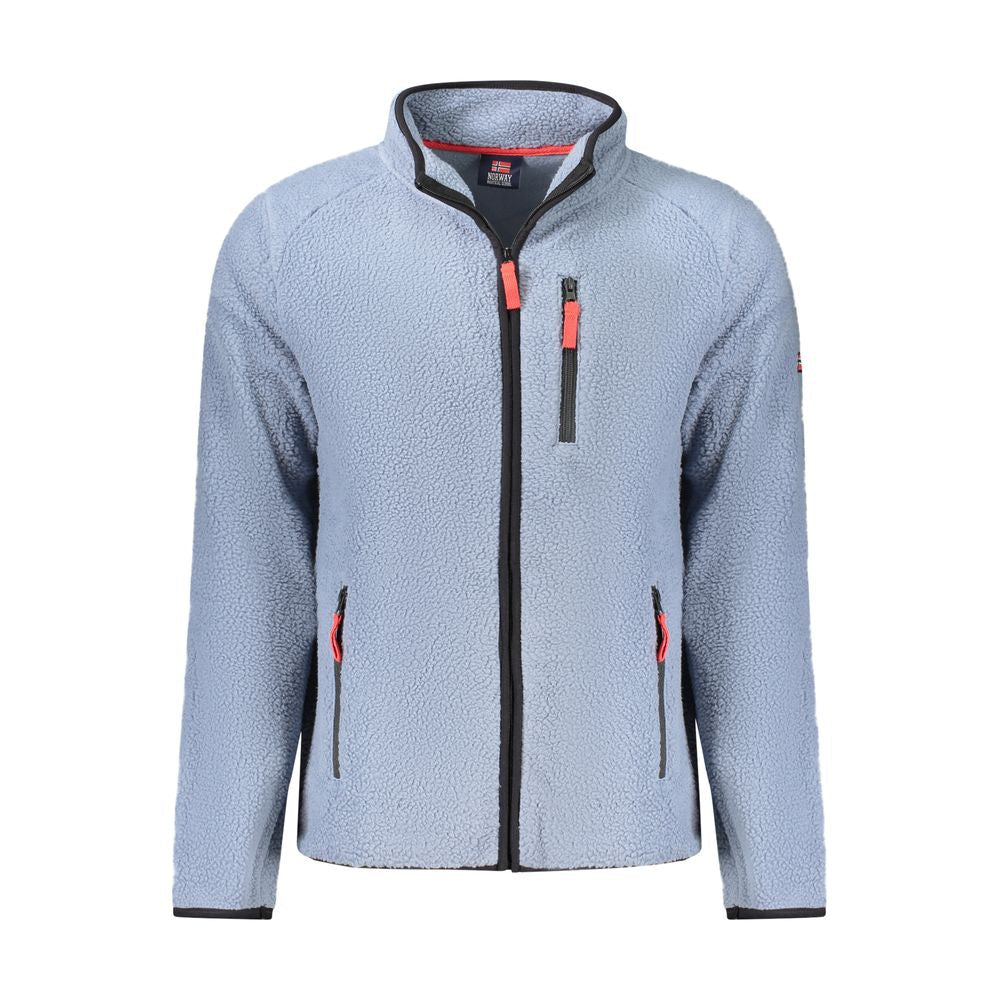 Norway 1963 Blue Polyester Men Sweatshirt Norway 1963