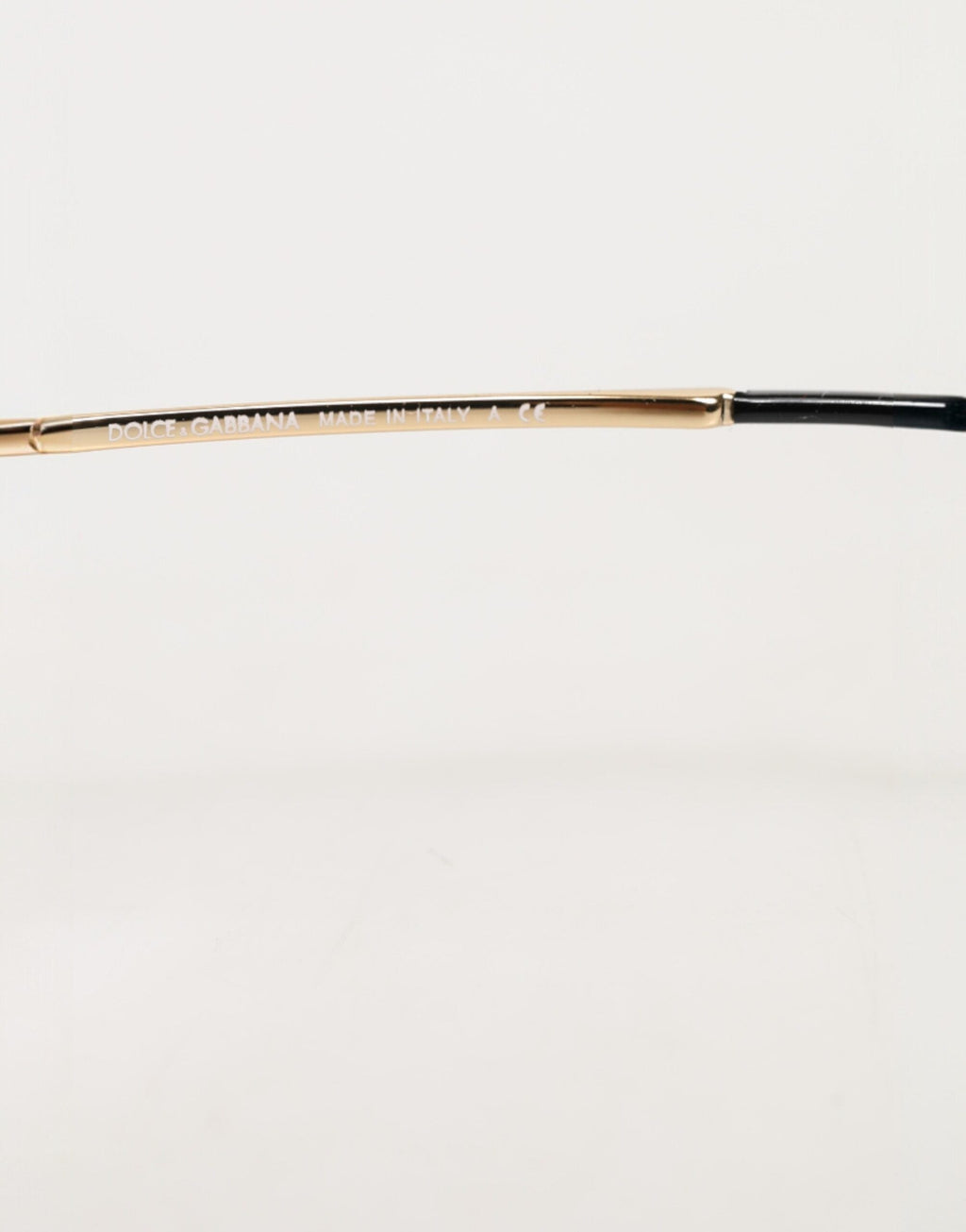 Dolce & Gabbana Black Acetate Cat Eye Frame Eyeglass Reading Glass