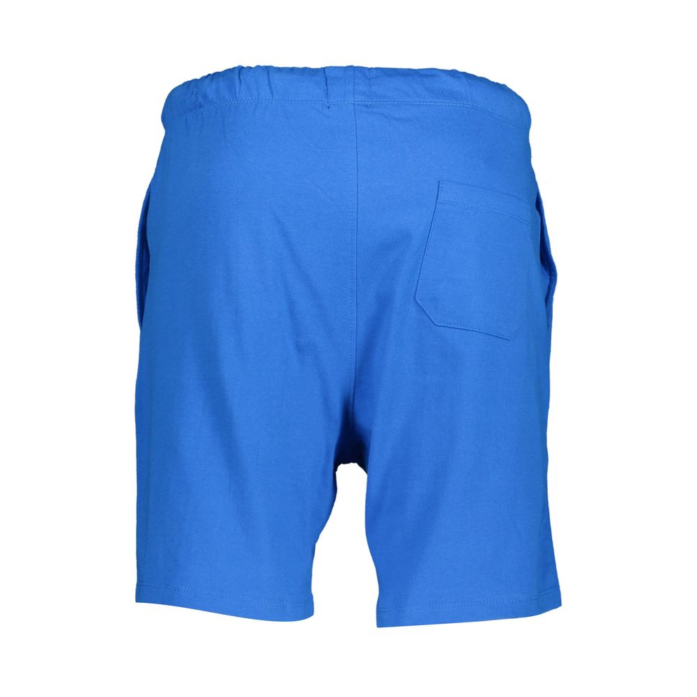 Gianmarco Venturi Blu Cotton Men's Sport Short Gianmarco Venturi