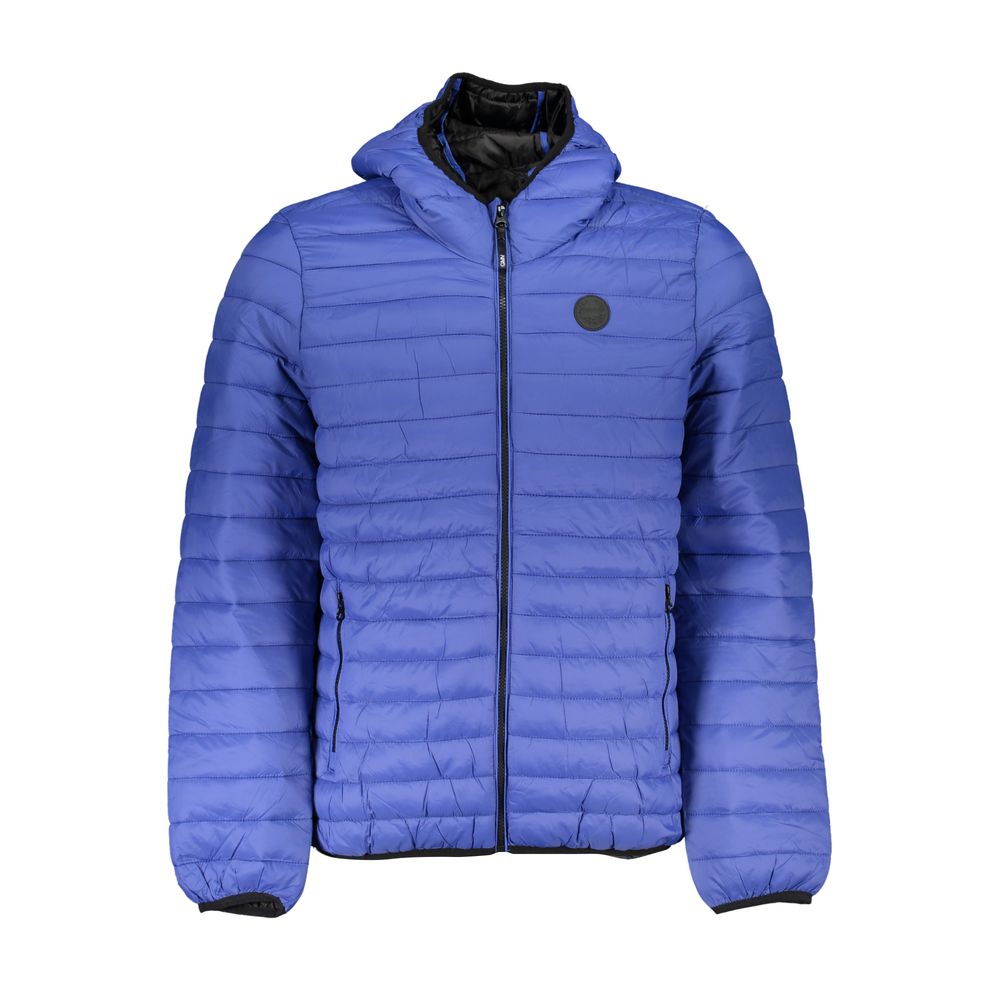 Gianmarco Venturi Blu Poliammide Men's Jacket Gianmarco Venturi