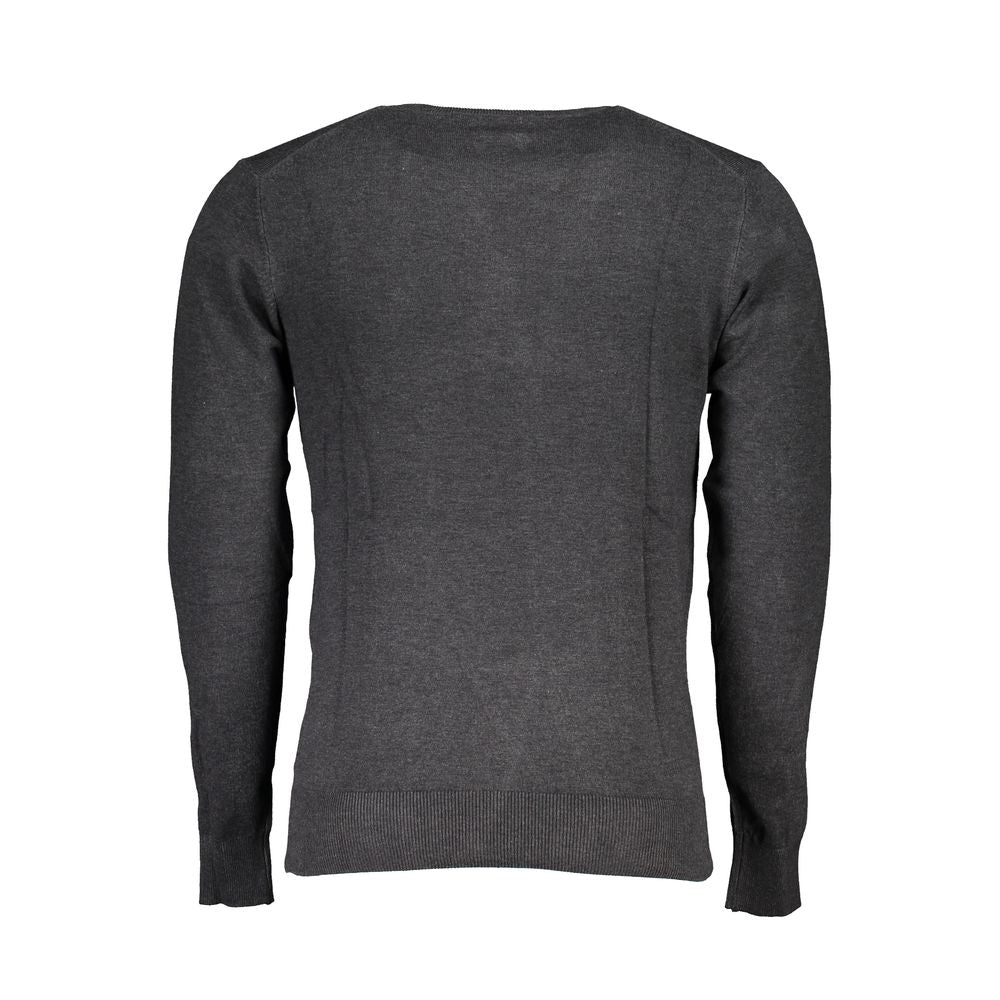 Gianmarco Venturi Grigio Viscosa Men Sweater Gianmarco Venturi