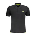 Gianmarco Venturi Black Cotton Men Polo Shirt Gianmarco Venturi