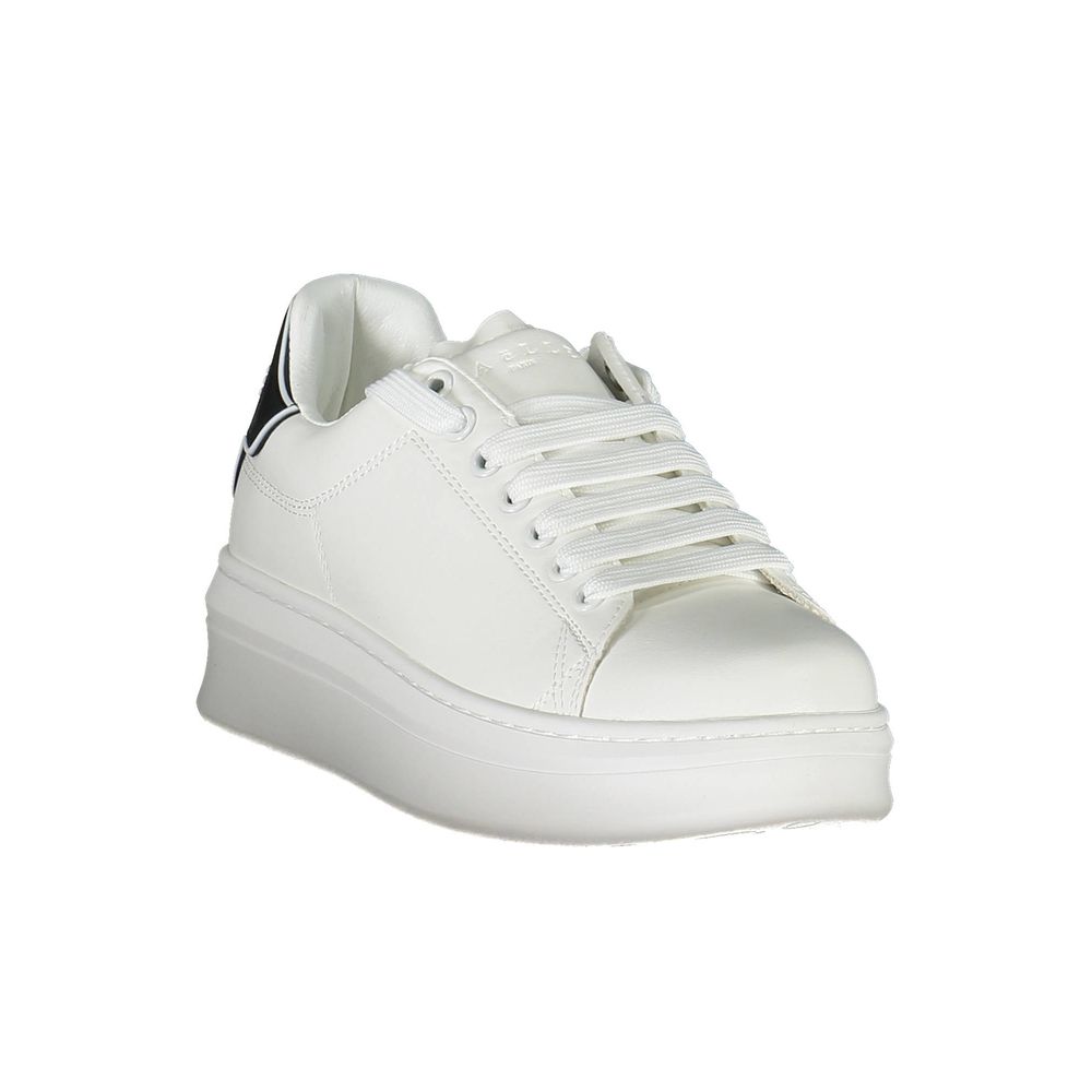 Gaelle Paris Bianco Polyurethane Women Sneaker Gaelle Paris