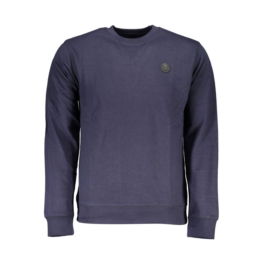 Gianmarco Venturi Blue Cotton Men Sweatshirt Gianmarco Venturi