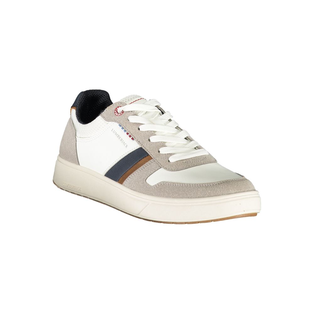 Lumberjack White Polyurethane Men Sneaker Lumberjack