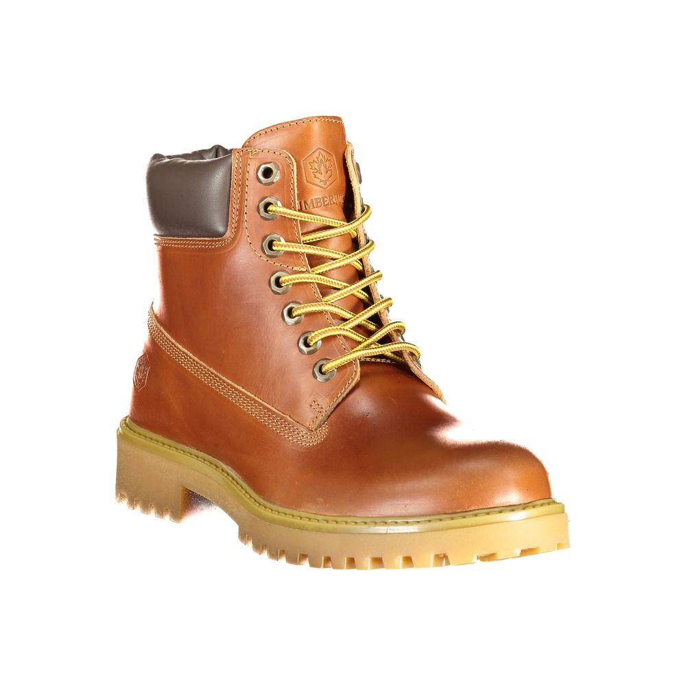 Lumberjack Marrone Leather Men Sneaker