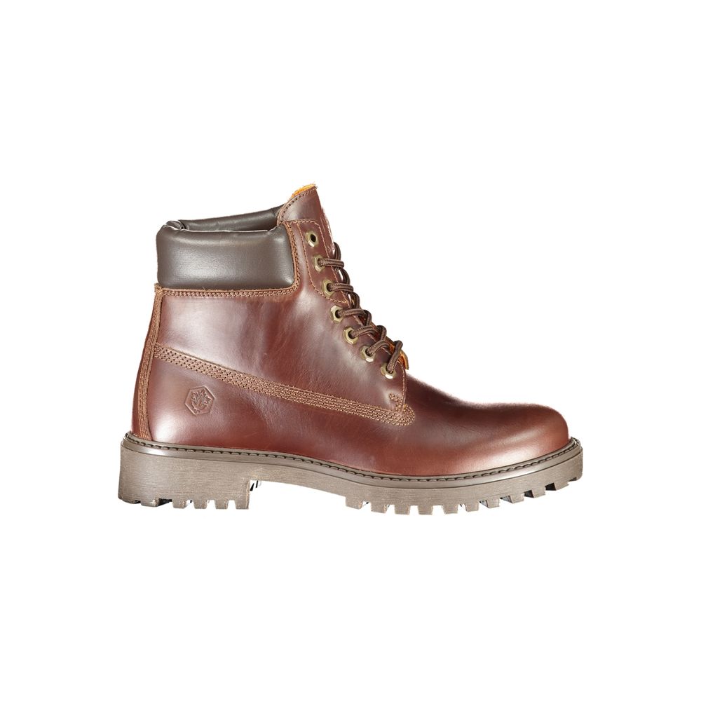 Lumberjack Marrone Pelle Mens Sneaker Boot