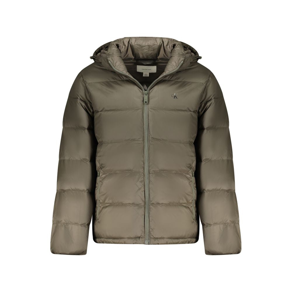 Calvin Klein Marrone Poliammide Men's Jacket Calvin Klein