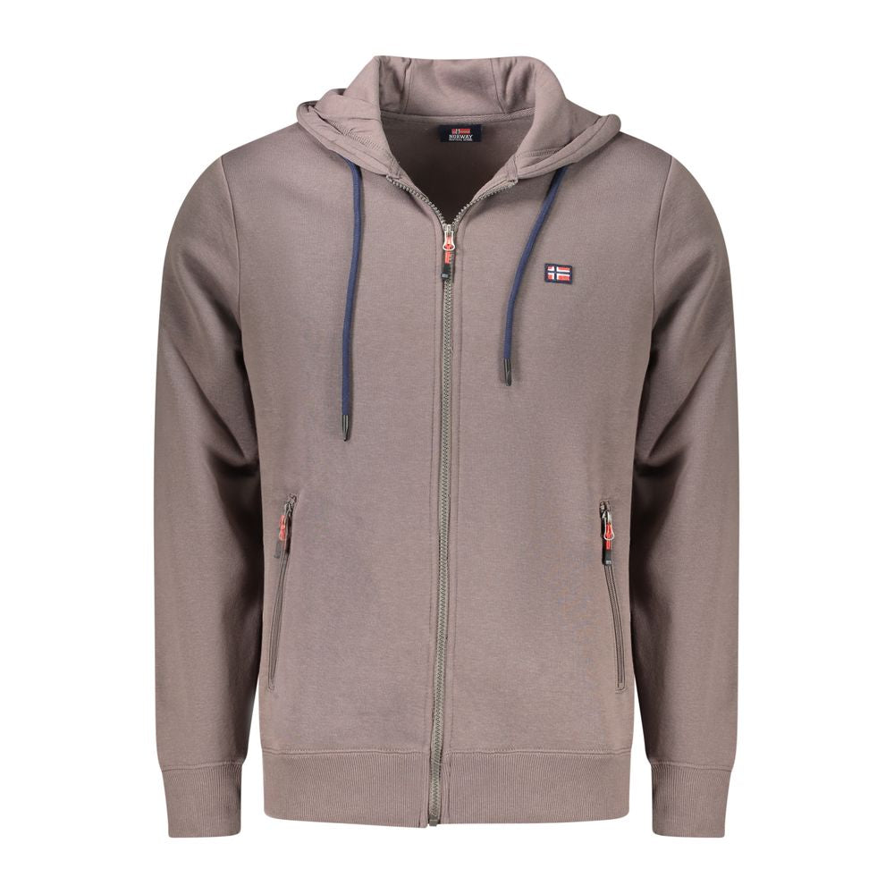 Norway 1963 Marrone Cotton Men Sweatshirt