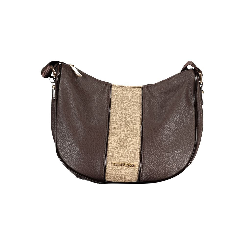 Laura Biagiotti Marrone PVC Women Handbag