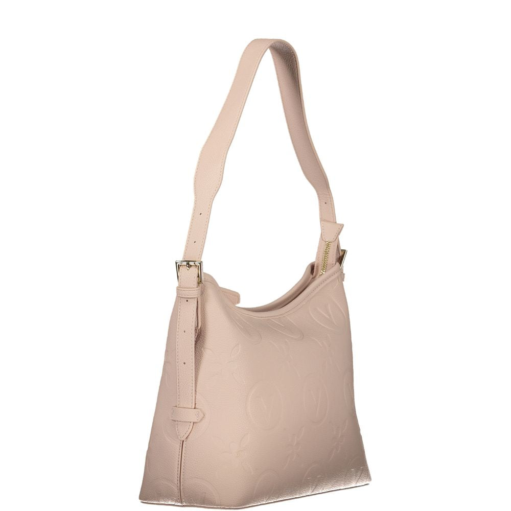 Mario Valentino Rosa Poliuretano Donna Bag with Adjustable and Removable Strap