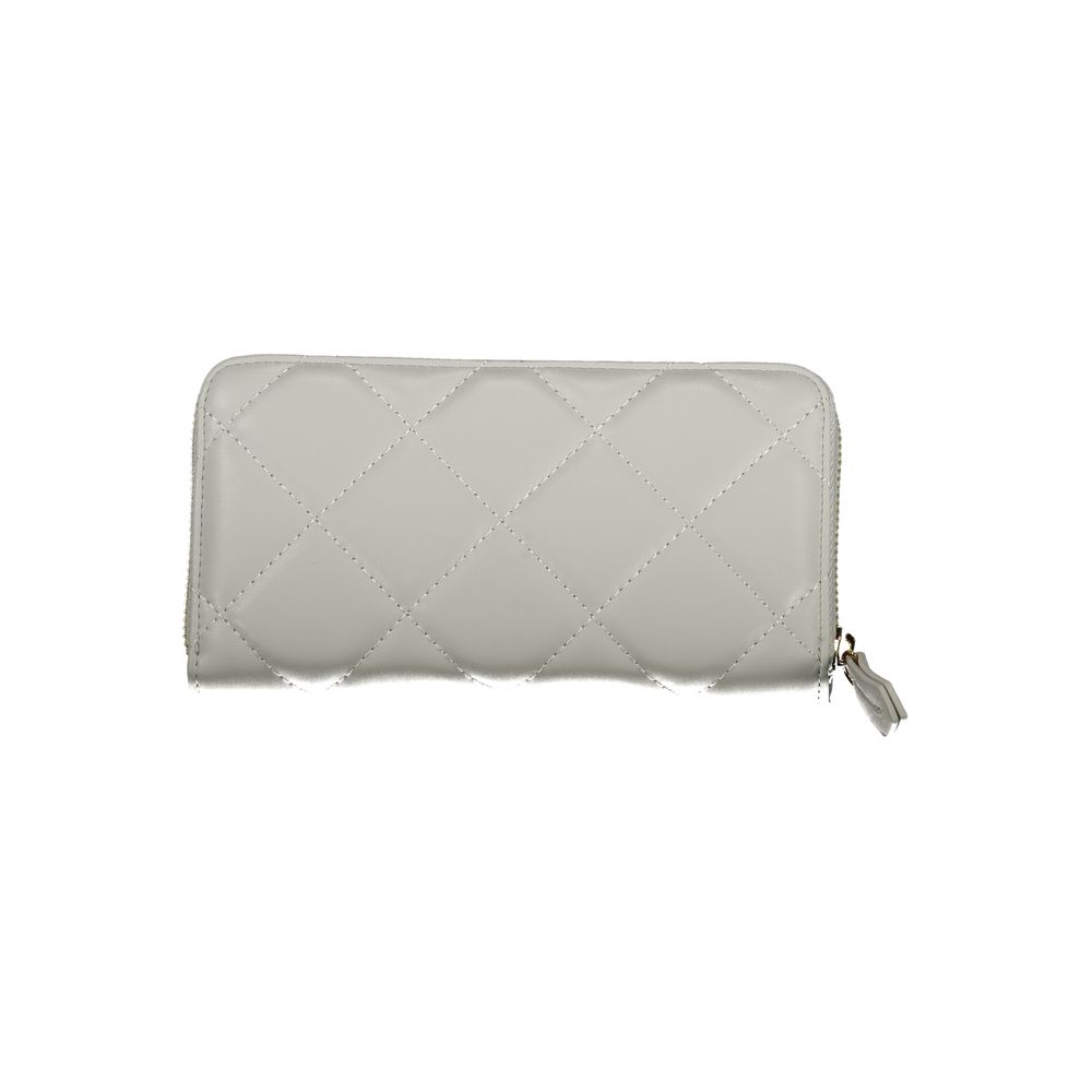 Mario Valentino Grey Polyurethane Women's Wallet