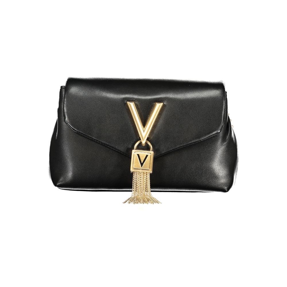 Mario Valentino Nero Polyurethane Woman Shoulder Bag