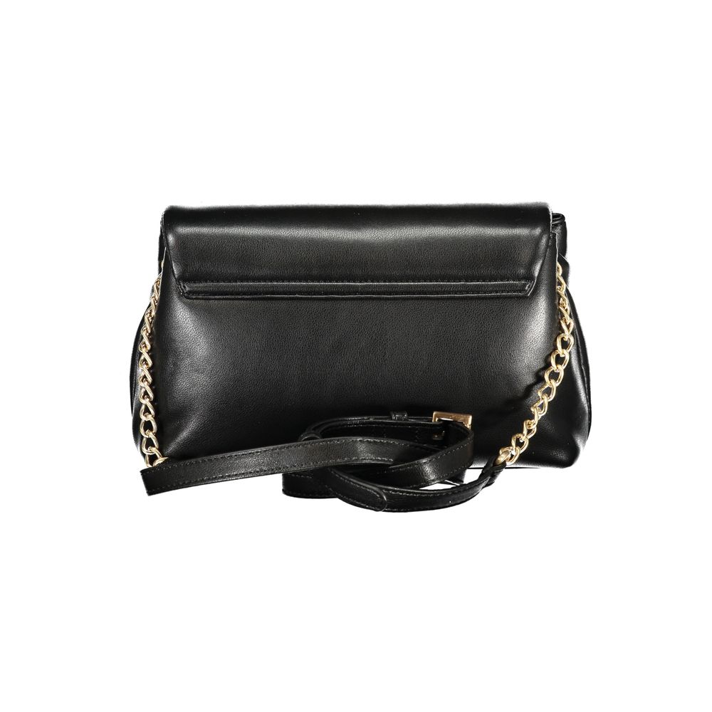 Mario Valentino Nero Polyurethane Woman Shoulder Bag