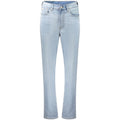 Calvin Klein Azzurro Cotton Women Jeans Calvin Klein