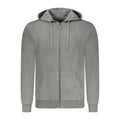 Norway 1963 Grigio Poliammide Mens Cardigan