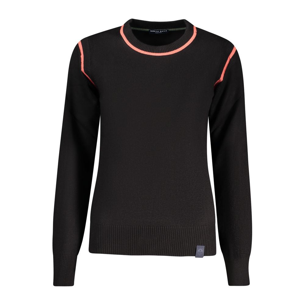 North Sails Nero Viscosa Women Sweater North Sails